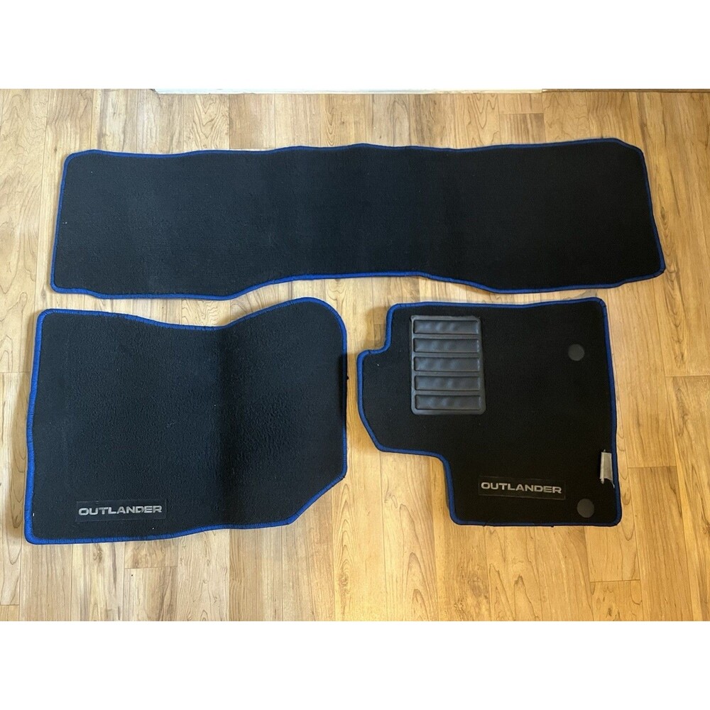 OEM 2024-2025 Mitsubishi Outlander PHEV Black Carpet Floor Mat Set MZ315257